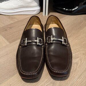 Salvatore Ferragamo Brown Leather Shoes